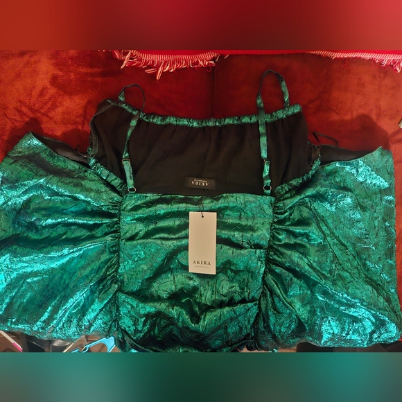 AKIRA Elegant Draped Dress - Picture 3 of 4